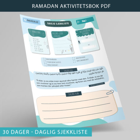 Ramadan_Aktivitetsbok_Daglig_sjekkliste